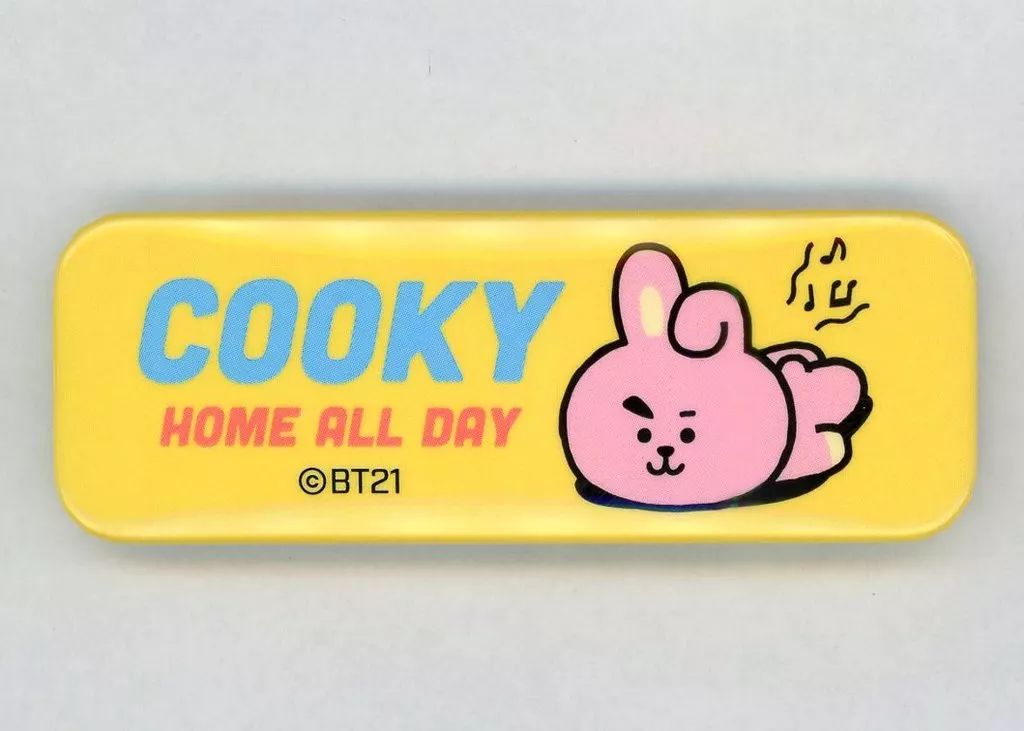 中古】バッジ・ピンズ COOKY(ジョングク) スクエア缶バッジ 「Home All
