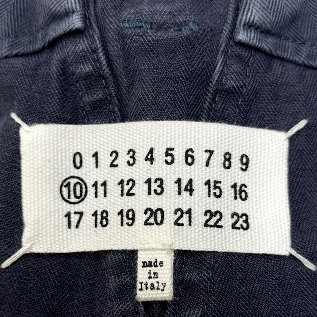 国内正規 Maison Margiela 22SS ⑩ コットンヘリンボーンミリタリー