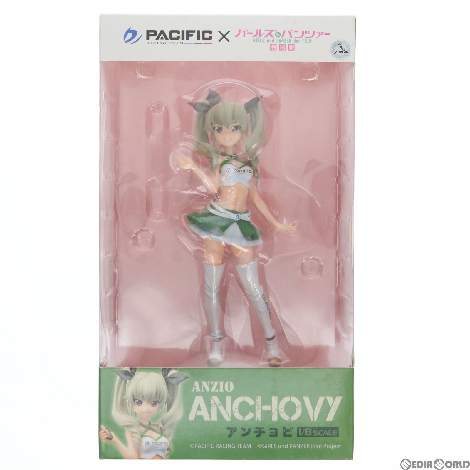 【未使用品】 ガルパン × PACIFIC　アンチョビ　フィギュア　プルクラ ガールズ＆パンツァー × PACIFIC アンチョビ 完成品フィギュア