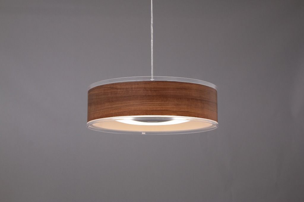 アイリスオーヤマ LED ペンダントライト 6畳 調光 メタルサーキット 浅型 ウォールナット PLM6D-ADWN IRIS OHYAMA