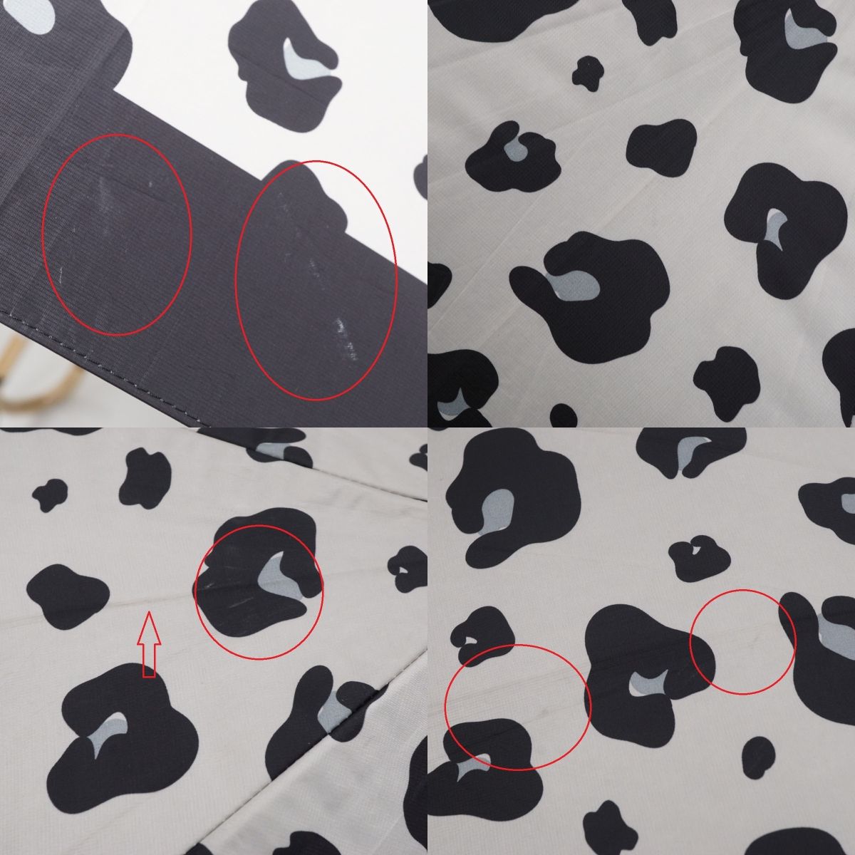 美品　agnes b. アニエスベー　レオパードデザインコート font face=