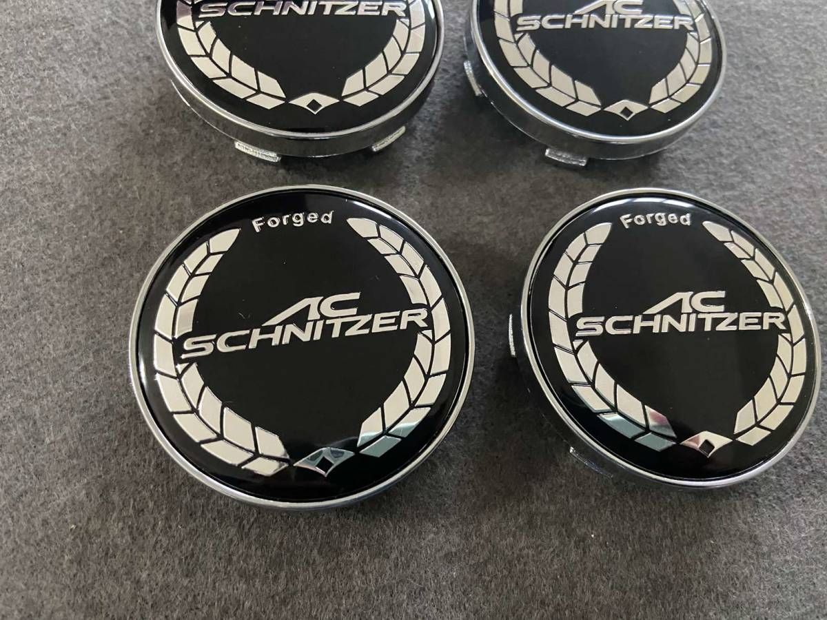 AC SCHNITZER ホイールセンターキャップ ハブキャップ 外径60mm 4個