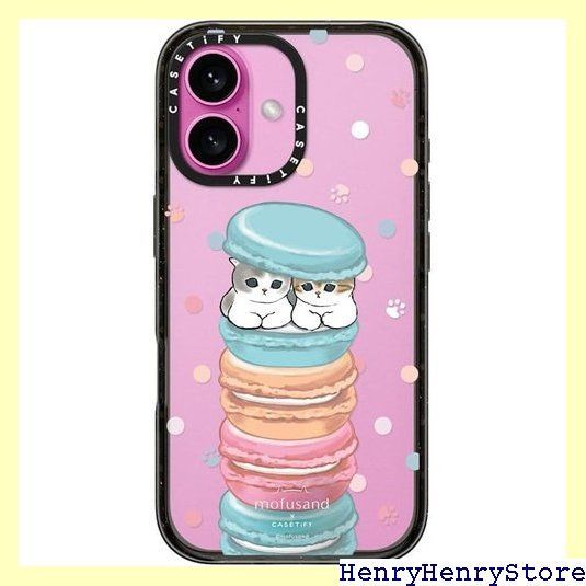 CASETiFY インパクト iPhone 16 ケース スリム | 2.5mの落下試験をクリア MIL規格4倍相当 | ワイヤレス充電に対応 - Chefs Special - クリア ブラック 1963