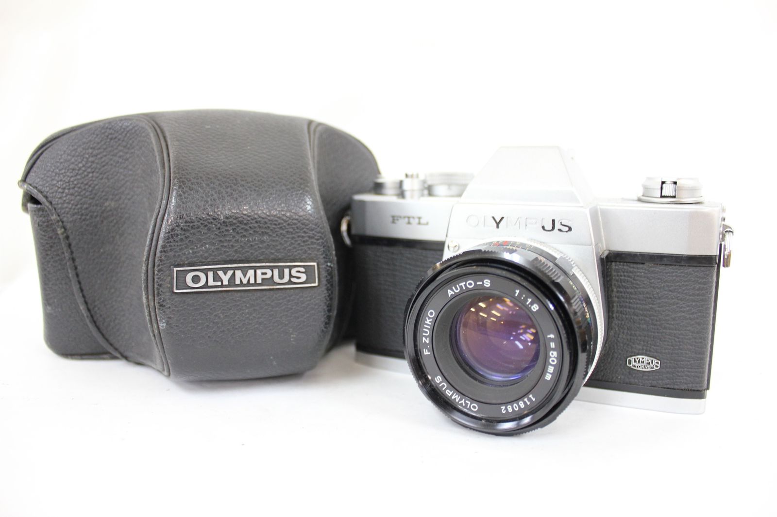 品 オリンパス Olympus FTL F.ZUIKO AUTO-S 50mm F1.8 ケース付き ボディレンズセット M5997