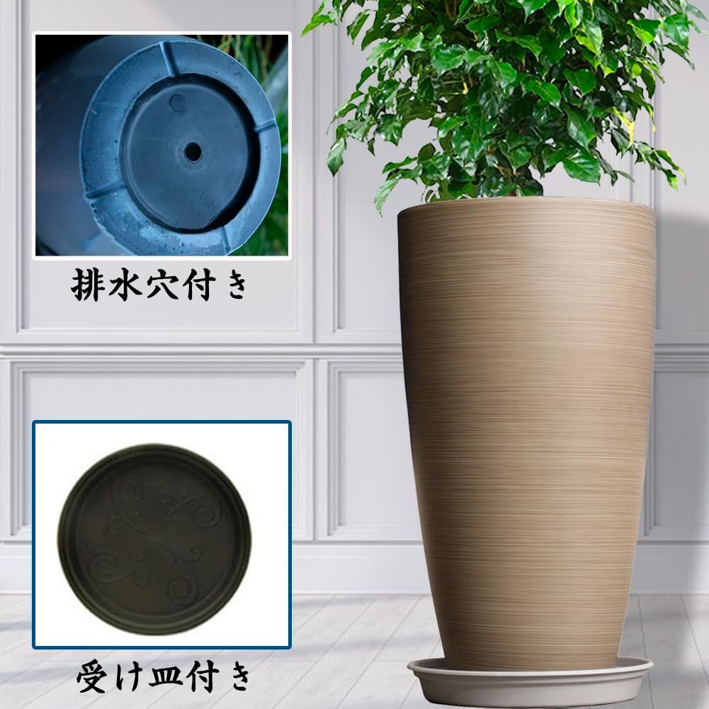 盆栽 鉢 53cm 大型 長方鉢 特大 常滑焼 松泉焼 山秋 常滑鉢 「小松泉