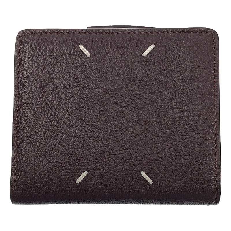 【新品】  Maison Margiela / メゾンマルジェラ | 2024SS | SMALL FLIP FLAP スモール フリップフラップ ウォレット 2つ折り 財布 ユニセックス | UNI | メルロー / パープル系 | レディース 新品】 Maison Margiela / メゾンマルジェラ | 2024SS | SMALL FLIP