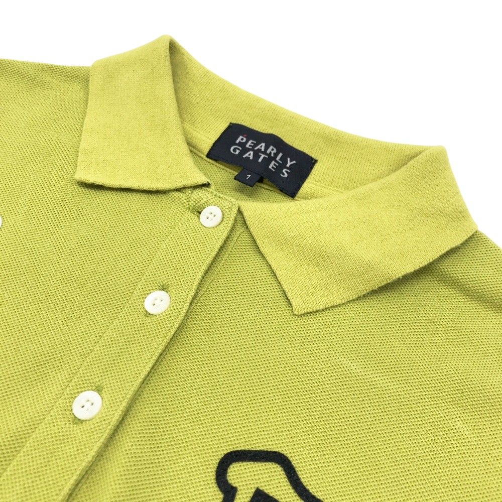 パーリーゲイツ レディース半袖ポロシャツ シャーベットオレンジ