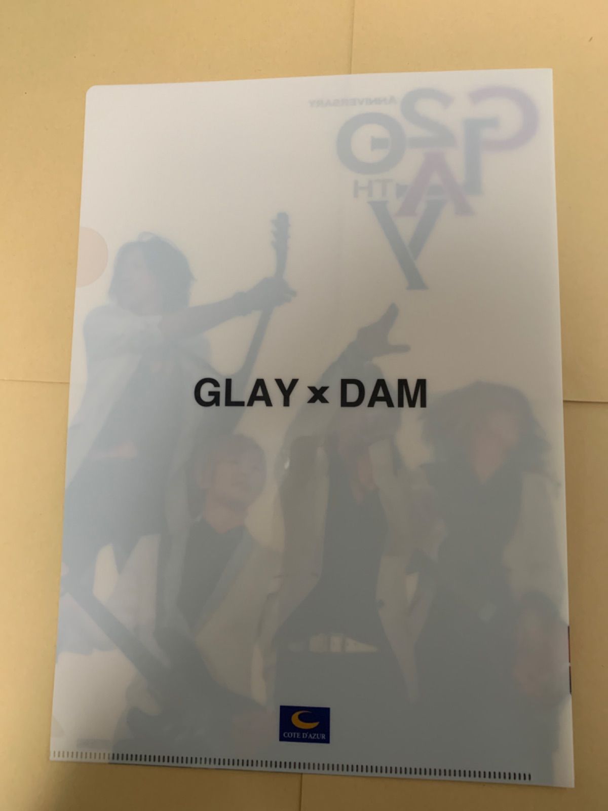 レア】GLAY 非売品 クリアファイル - 【ショップ説明必読】SHOP