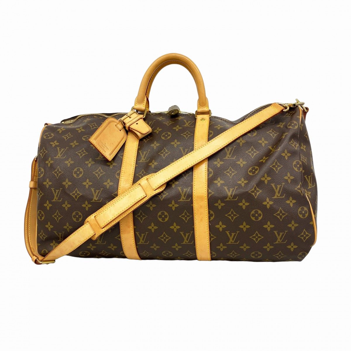 5md4685 ルイヴィトン ボストンバッグ モノグラム キーポルバンドリエール50 M41416 ブラウン メンズ レディース ユニセックス