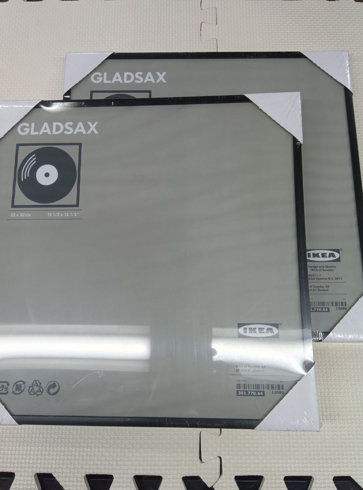 廃盤 IKEA GLADSAX レコードフレーム 5枚セット 【公式通販】