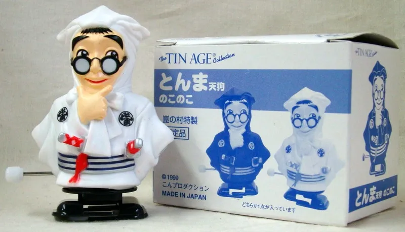 大阪ブリキ　ゼンマイ 【とんま天狗 のこのこ 限定品　白5•黒4】 未使用品 Amazon.co.jp: 大阪ブリキ ゼンマイ とんま天狗 のこのこ 限定