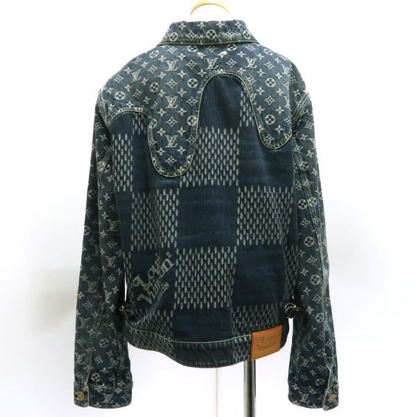 LOUIS VUITTON × NIGO デニムジャケット HJA10WUZC ジャイアントダミエ