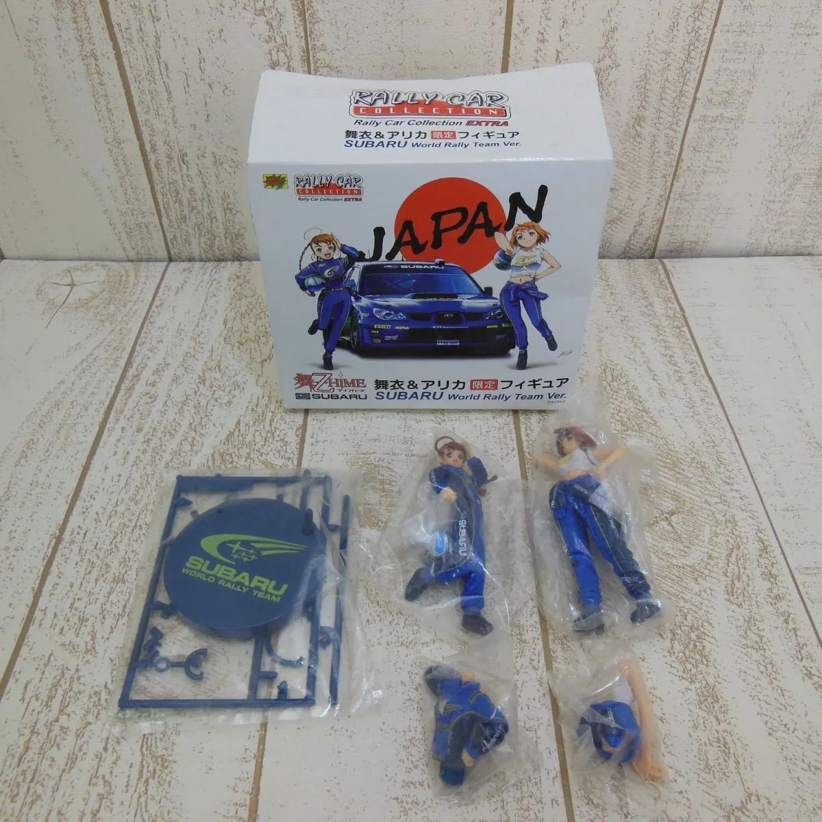 【中古】 美品 舞-乙HiME SUBARU World Rally Team Ver. 舞衣&amp;アリカ フィギュア 舞-乙HiME 舞衣＆アリカ スバルワールドラリーチームVer. 限定