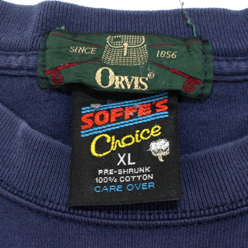 ORVIS 古着　半袖Tシャツ 90s USA製 vintage ORVIS 半袖Tシャツ メンズ 表記XLサイズ