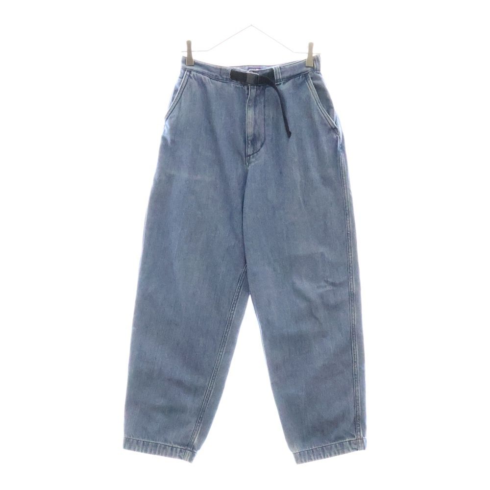 THE NORTH FACE PURPLE LABEL ノースフェイスパープルレーベル DENIM WIDE TAPERED FIELD PANTS NT5418N デニム ワイドテーパードパンツ インディゴ レディース