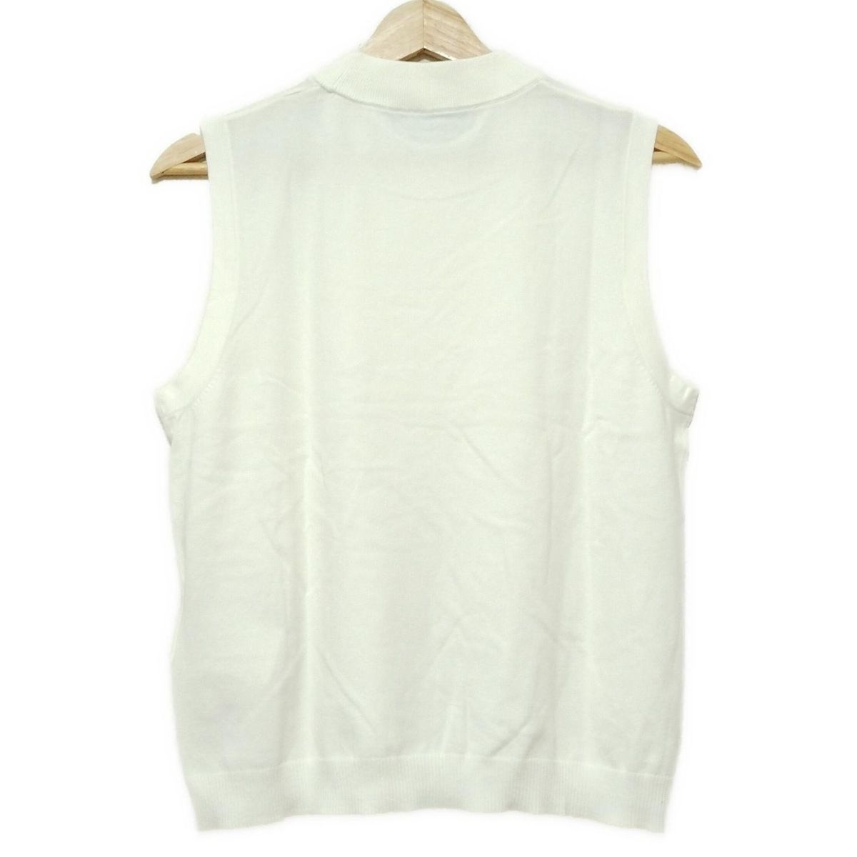 Max MaraWEEKEND マックスマーラウィークエンド ノースリーブセーター サイズL レディース - 白 クルーネック