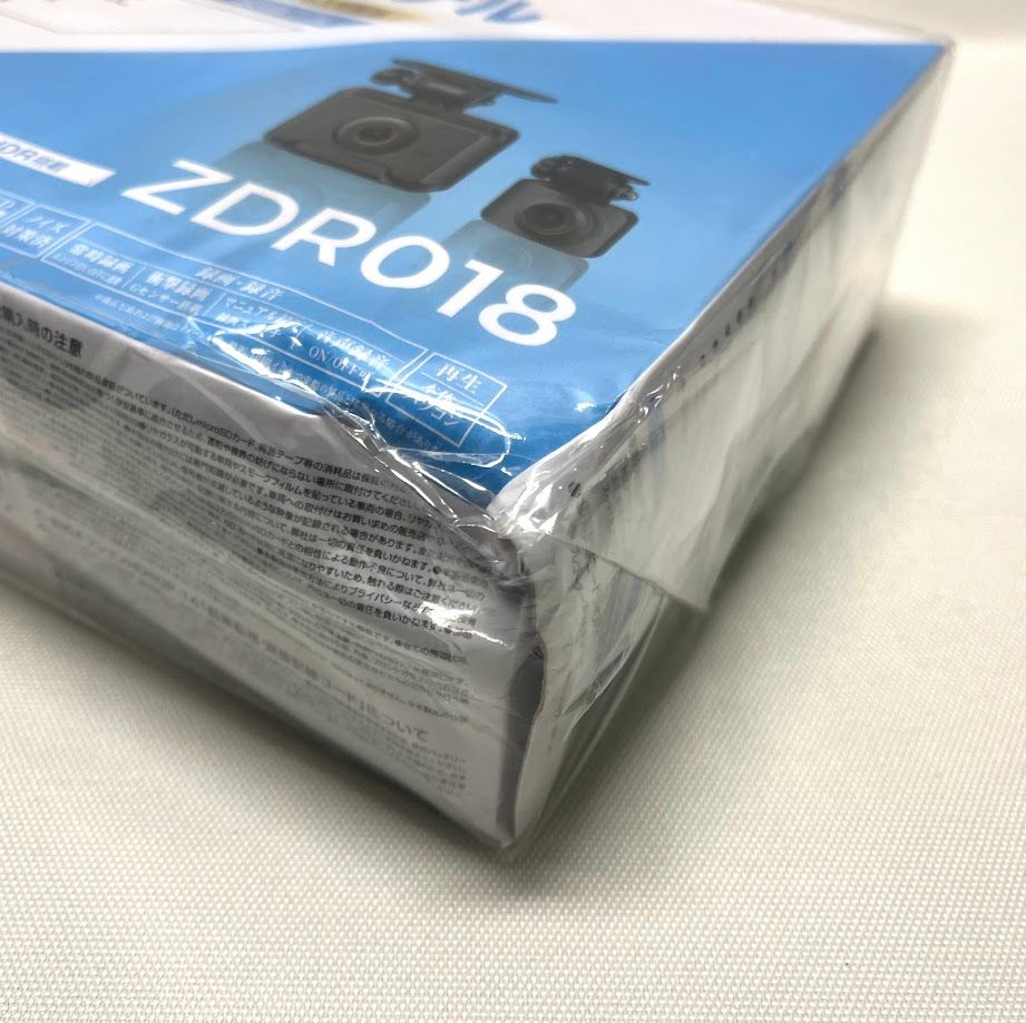 新品・未開封品】コムテックドライブレコーダーZDR018(前後2カメラ