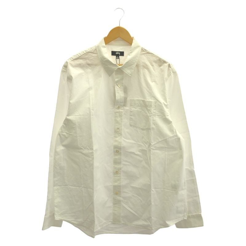 STUSSY STANDARD SHIRT L ホワイト 66