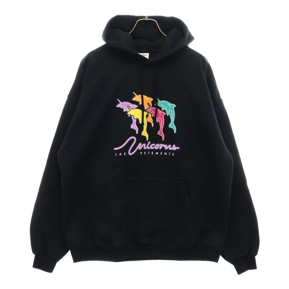 VETEMENTS (ヴェトモン) 22AW DOLPHIN-UNICORN HOODIE ドルフィン