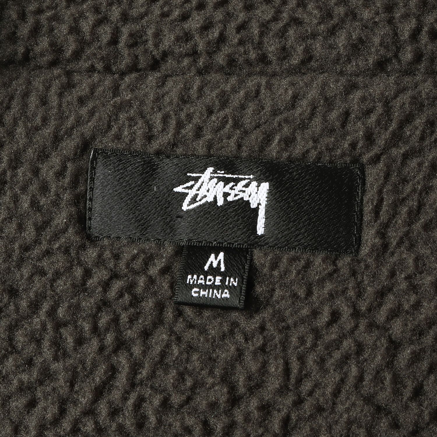 STUSSY ステューシー ジャケット サイズ:M フリースボア ボタンレス
