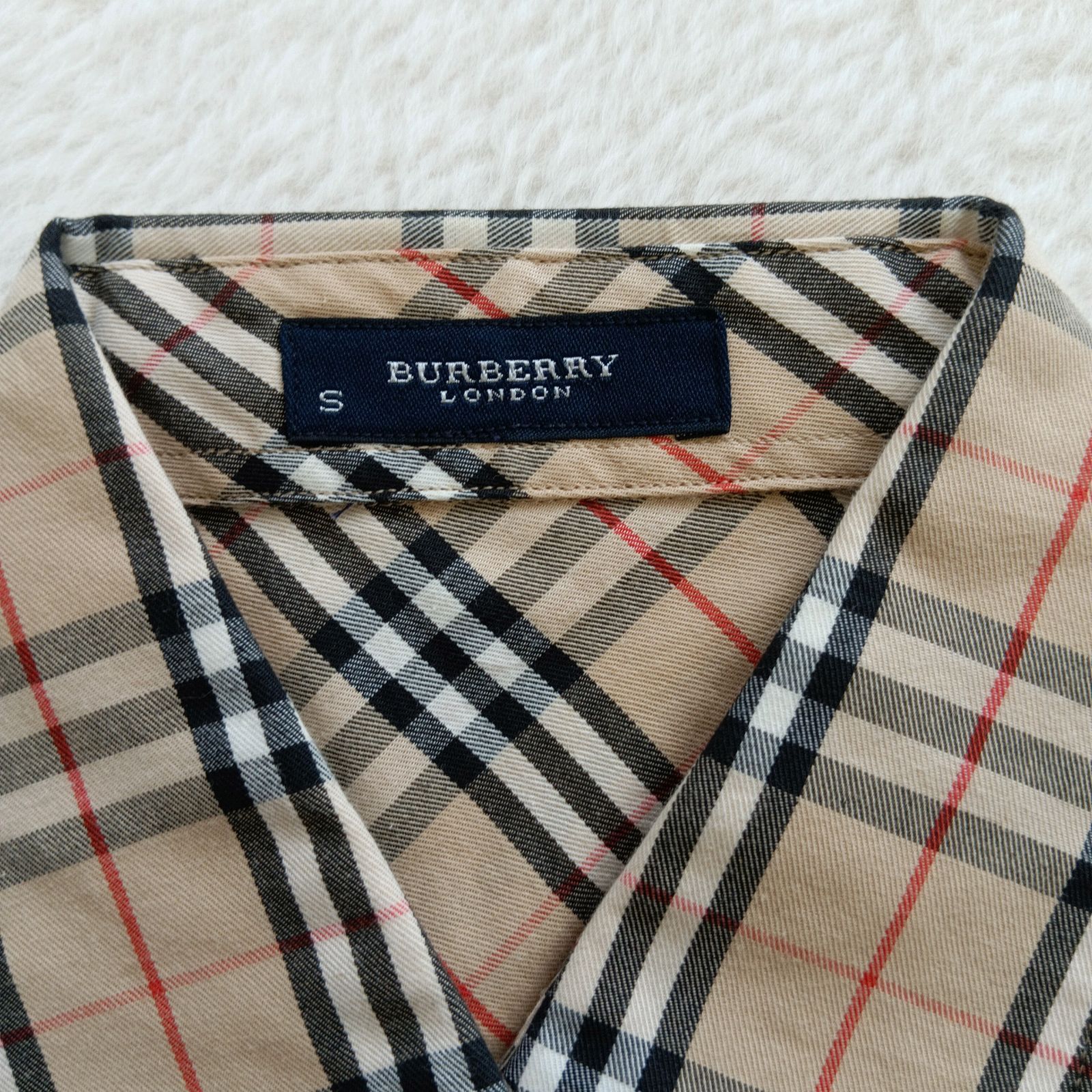 バーバリーロンドン BURBERRY バーバリー ノースリーブシャツ ノバ 