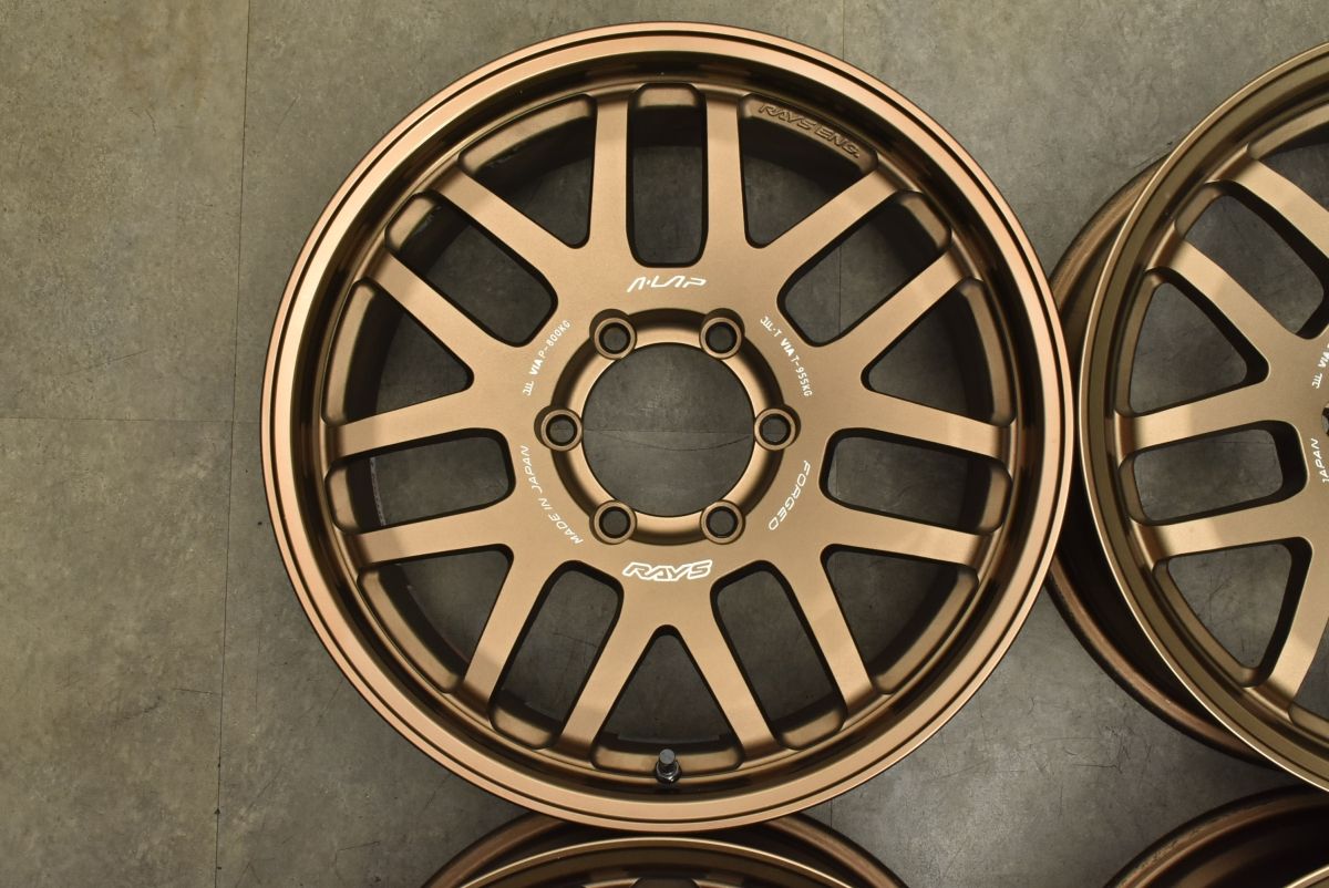 芸術 鍛造品 RAYS A LAP-07X 18in 8J 26 PCD139.7 4本セット ランドクルーザープラド ハイラックス サーフ カスタム用 スタッドレス用に 最大60％OFF！