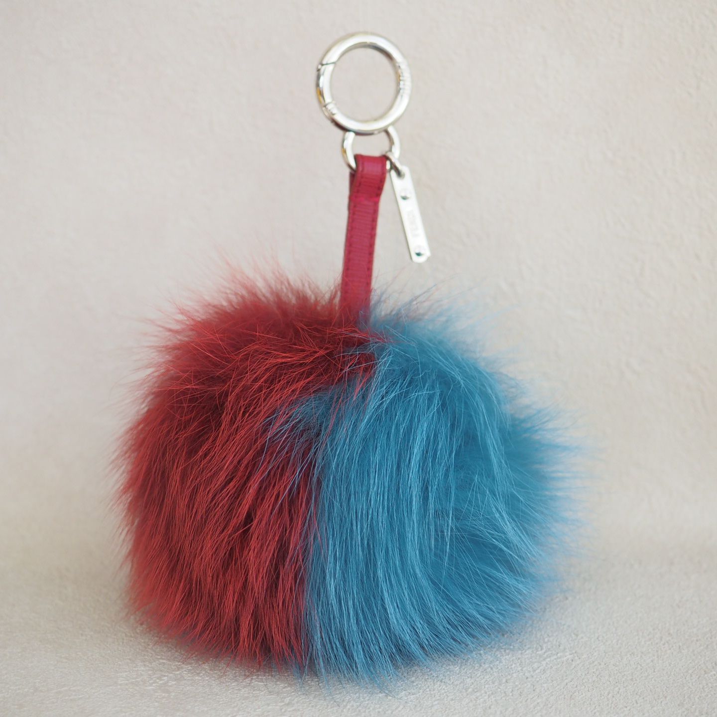 Fendi フェンディポンポンチャーム キーリングキーホルダー