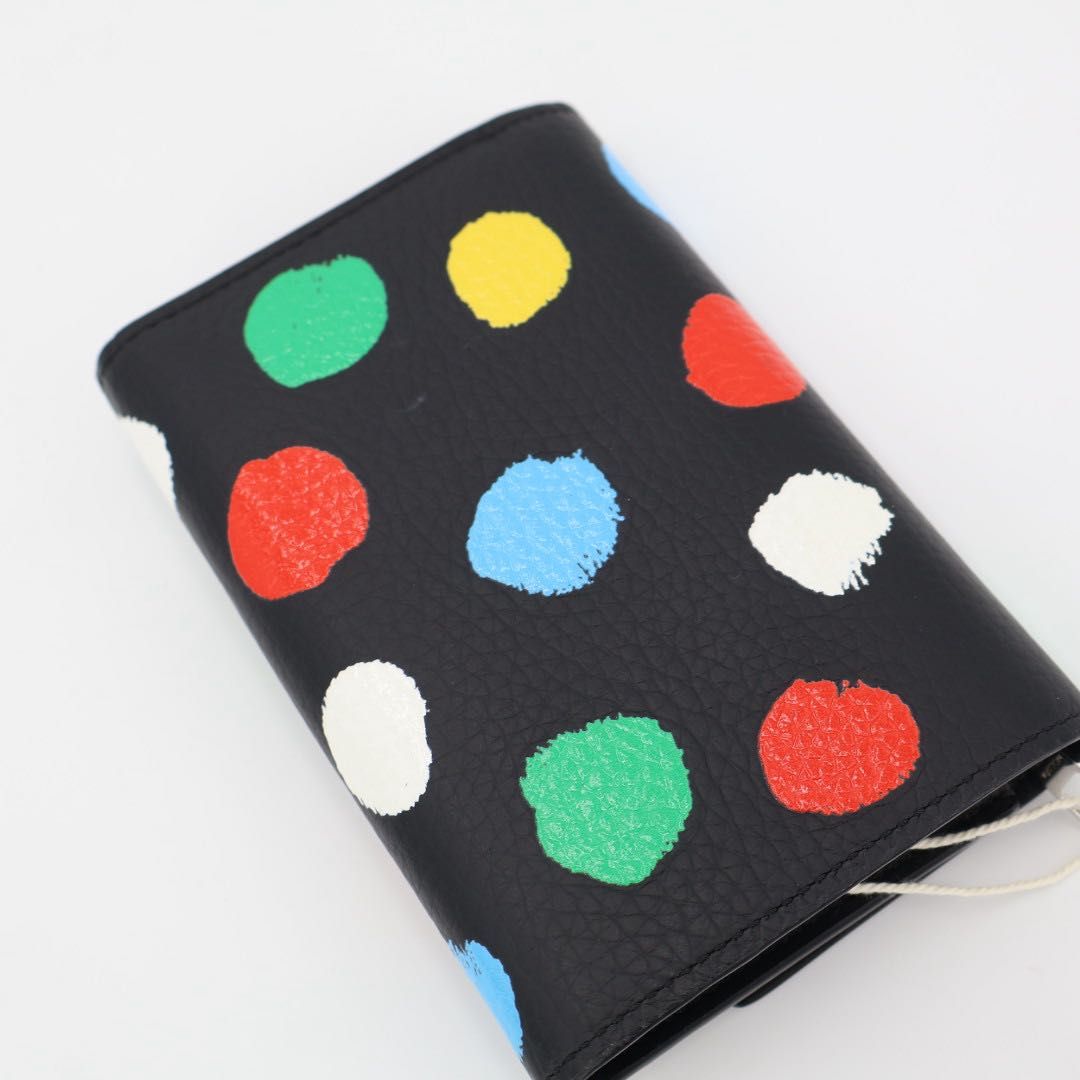 LV × YK 草間彌生 コラボ カプシーヌ コンパクト M81963 LOUIS VUITTON ルイヴィトン 財布 新作 レディース 折り財布