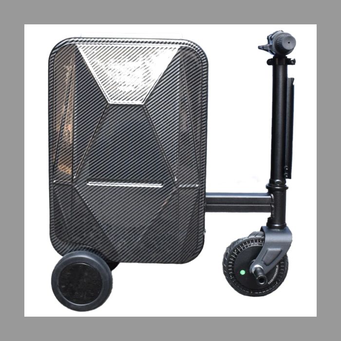 乗車 電動スーツケース ブラック 耐荷重110kg 最速13km h 取り外し なバッテリー付