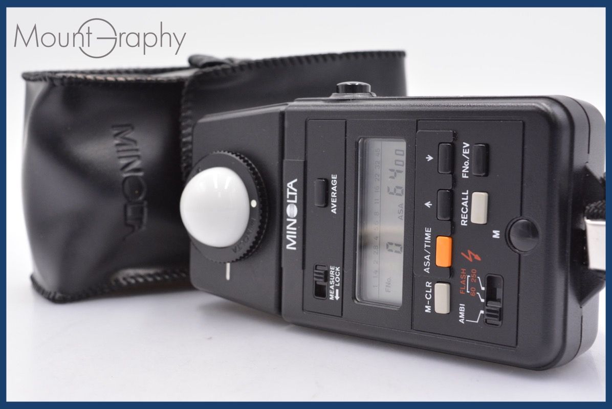 上 ミノルタ MINOLTA AUTO METER IIIF ケース付属 完動 同梱可 mj2550