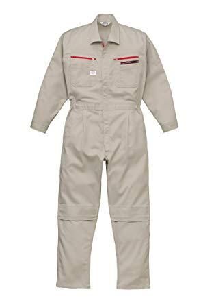 2営業日で発送 山田辰 1280SGMAUTO-BI ツナギ服 Mサイズ シルバーグレー8363734