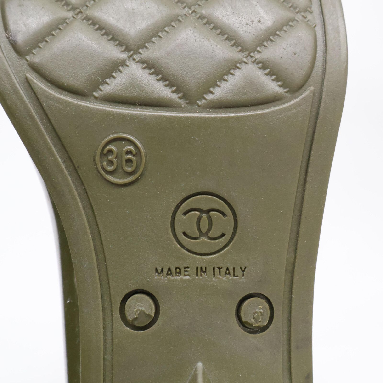 CHANEL シャネル カメリア ココマーク レインブーツ 36 - メルカリ