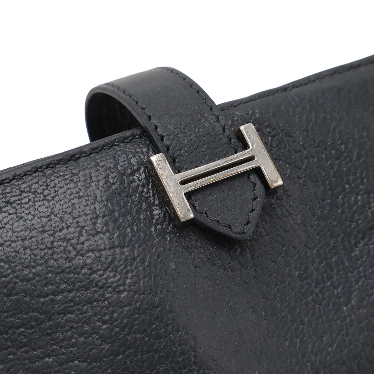 ⭐️ 極美品 エルメス ベアン スフレ 二つ折り 長財布 ブラック シェーブル ⭐️ 極美品 エルメス ベアン スフレ 二つ折り 長財布 ブラック