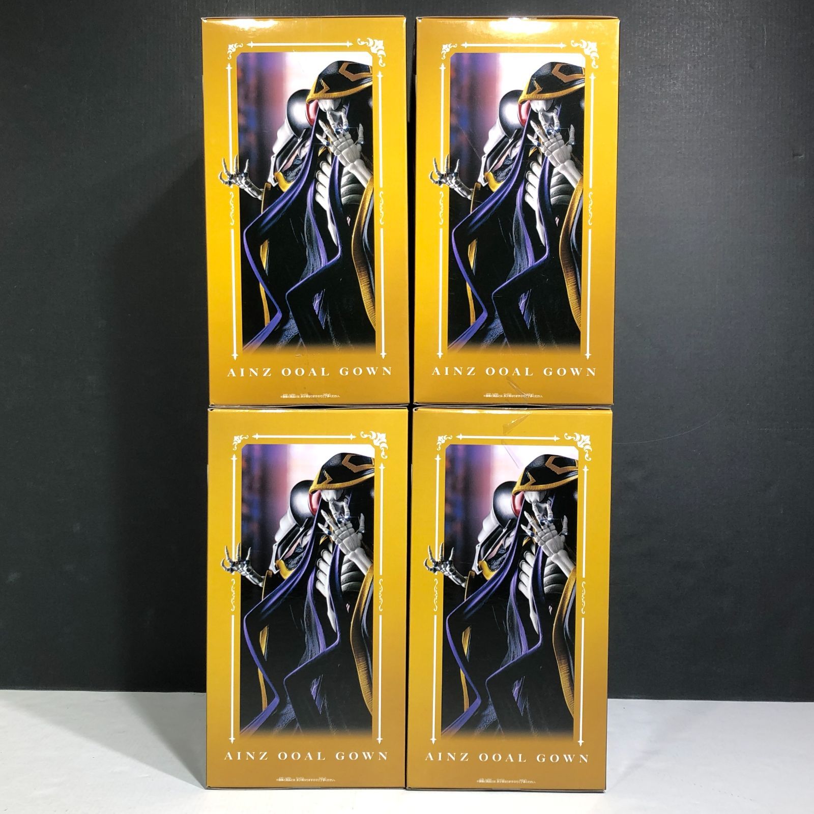 BANPRESTO - ⭐️4体セット⭐️オーバーロード アインズ・ウール・ゴウン フィギュア オーバーロード』のアインズ?ウール?ゴウン&アルベドの1/4
