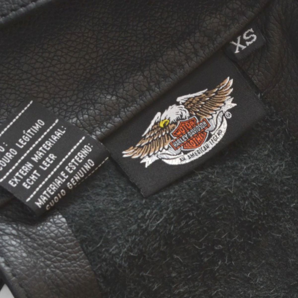 Harley Davidson 本革レザー チャップス ブラック サイズM Harley Davidson ハーレーダビッドソン チャップス レザー