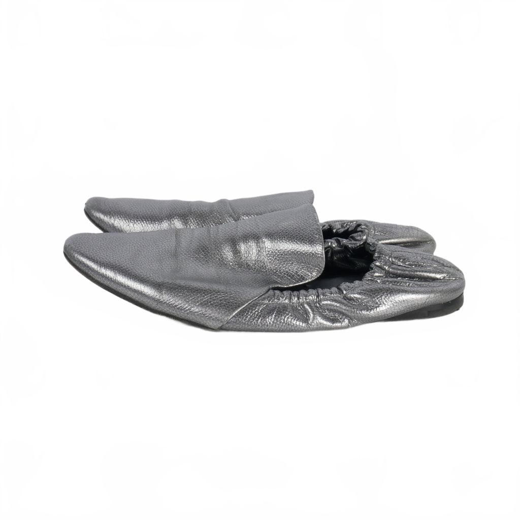 JIL SANDER ジルサンダー フラットシューズ スエード ブラック 37 ジルサンダー JIL SANDER フラットシューズ バレエシューズ