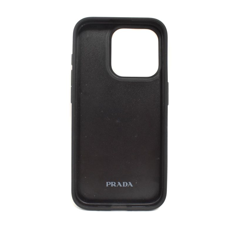 プラダ PRADA iPhone15PRO ケース サフィアーノ 三角ロゴ