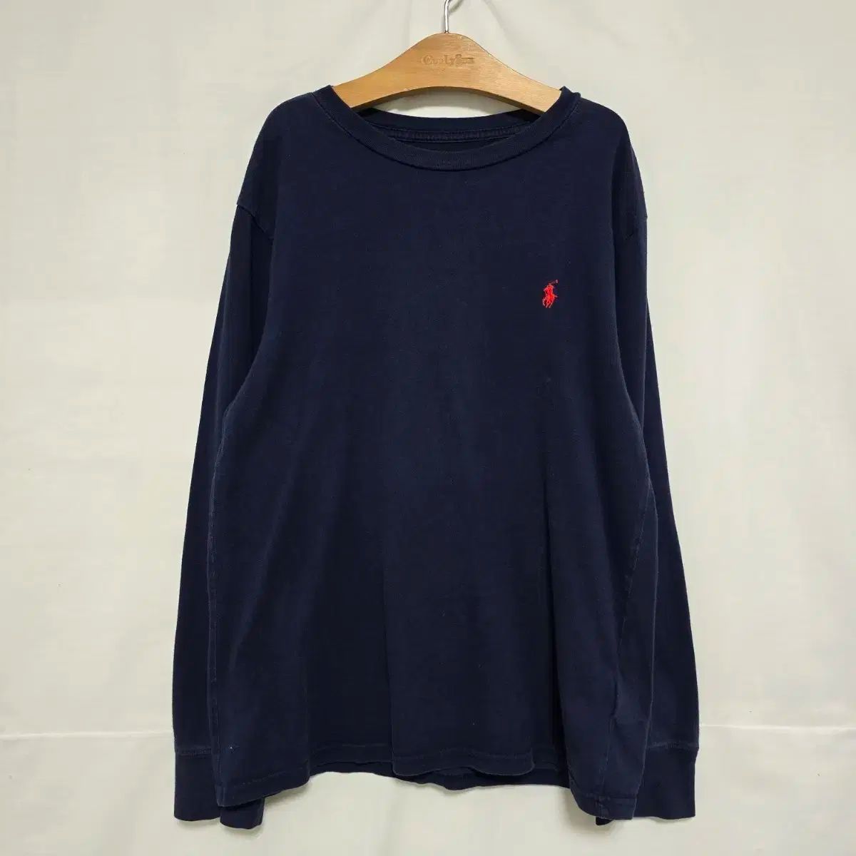 100%新品，人気SALE (オリジナルハングルテイク製品) POLO RALPH LAUREN(ポロラルフローレン) ネイビー 長袖Tシャツ トゥイーン 10 ー 12y 0826 Tシャツ