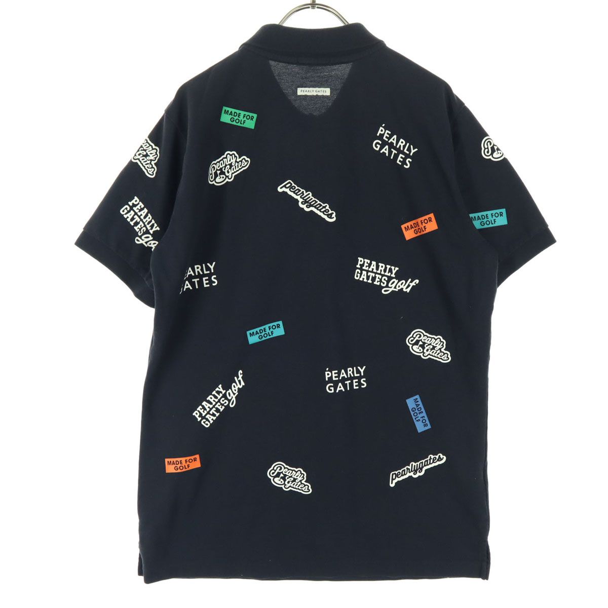 美品 PEARLY GATES パーリーゲイツ プリント ゴルフ 半袖 ポロシャツ 6 