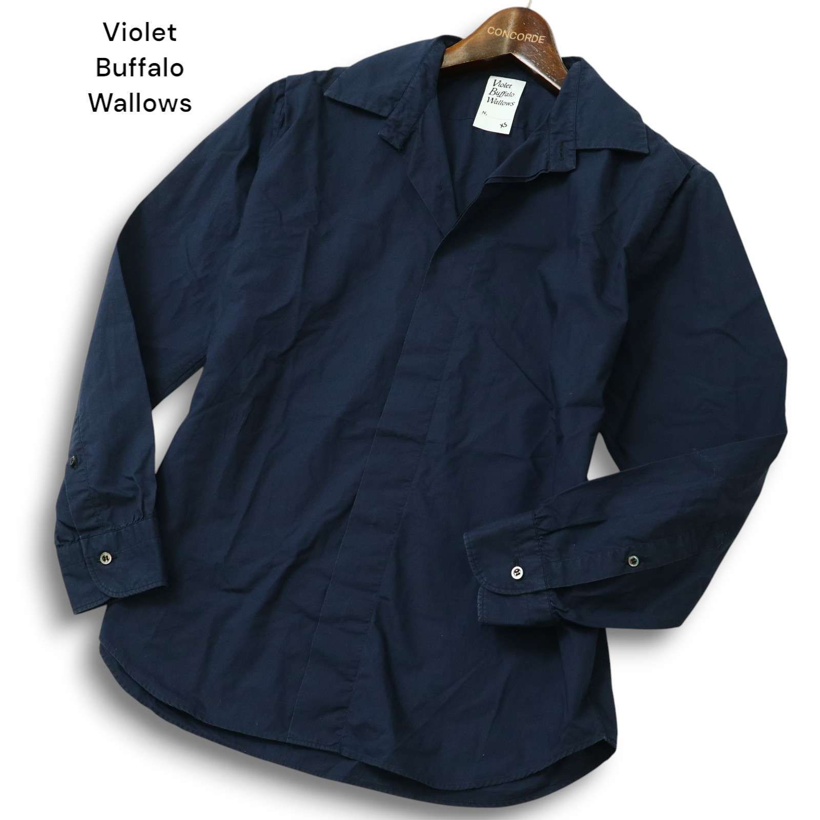 Violet Buffalo Wallows ドレステリア 通年 比翼仕立て☆ 長袖 シャツ 