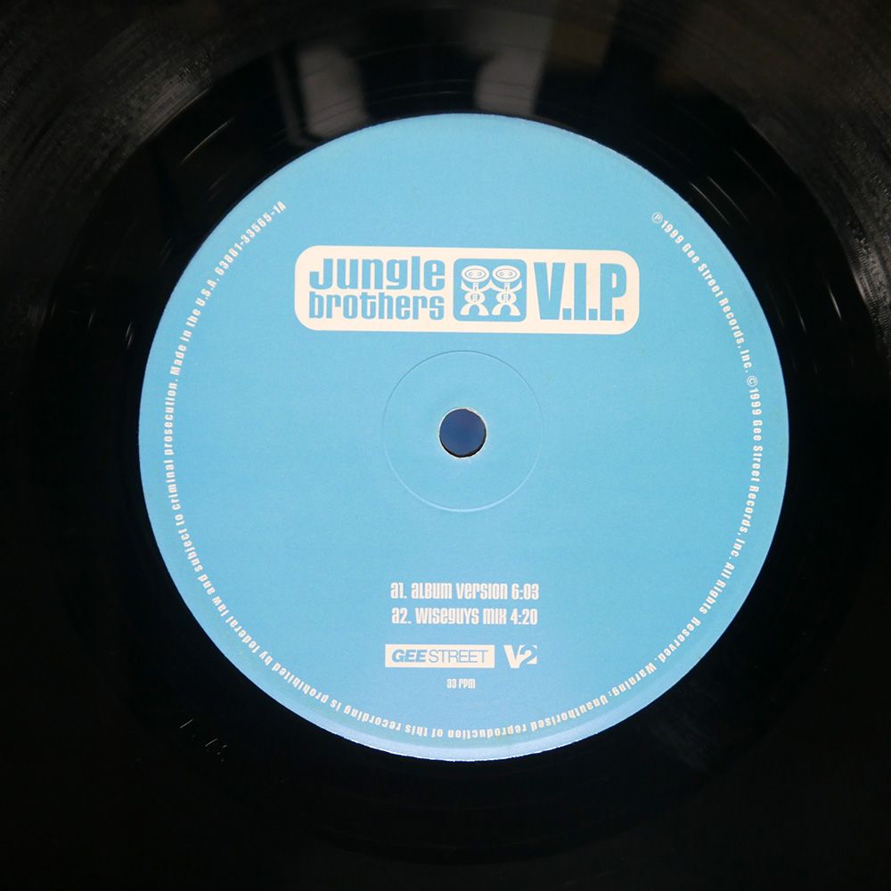 US盤 JUNGLE BROTHERS/V. I. P./GEE STREET 63881335651 12