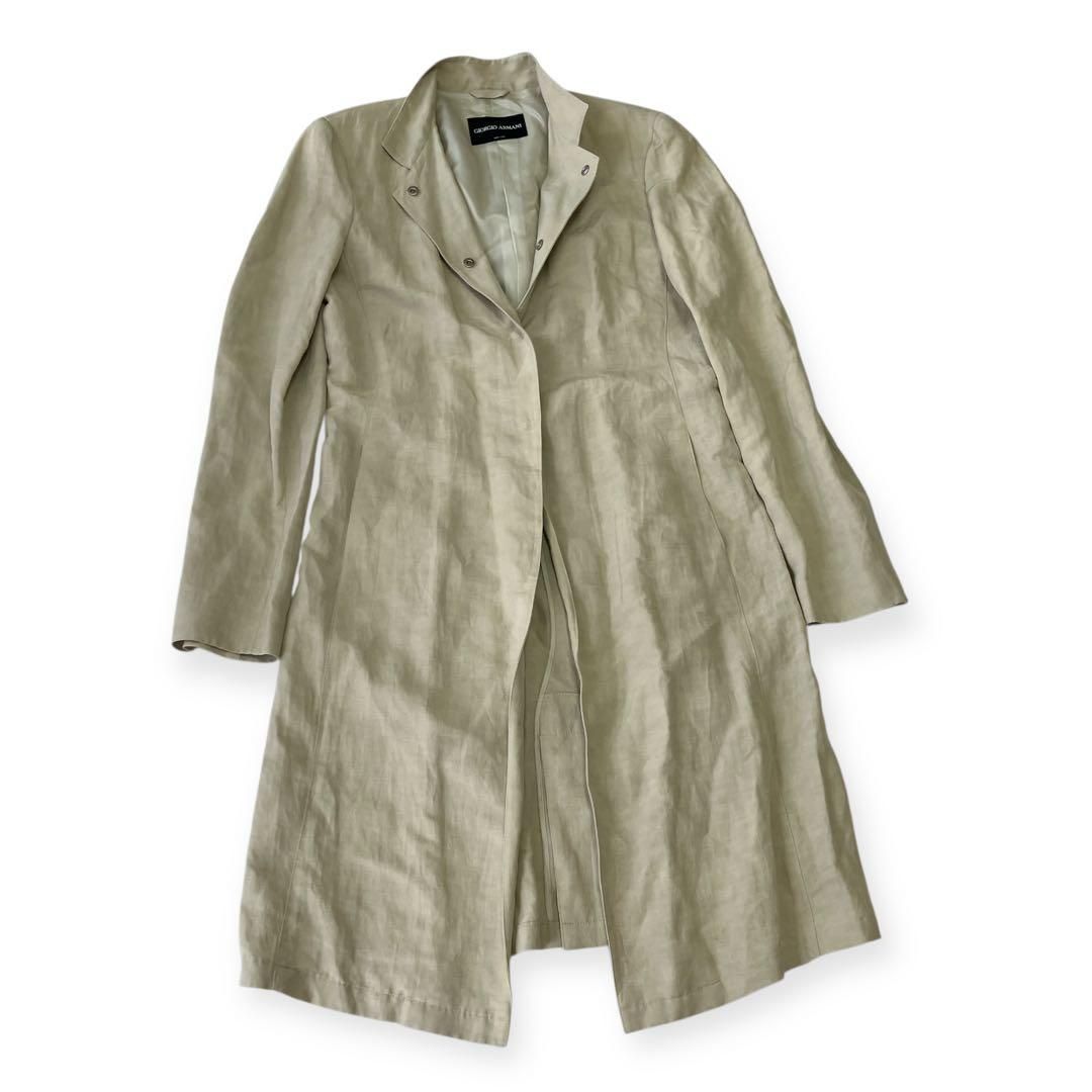 ARMANI ジョルジオ アルマーニ レディース コート ロング丈 ベージュ