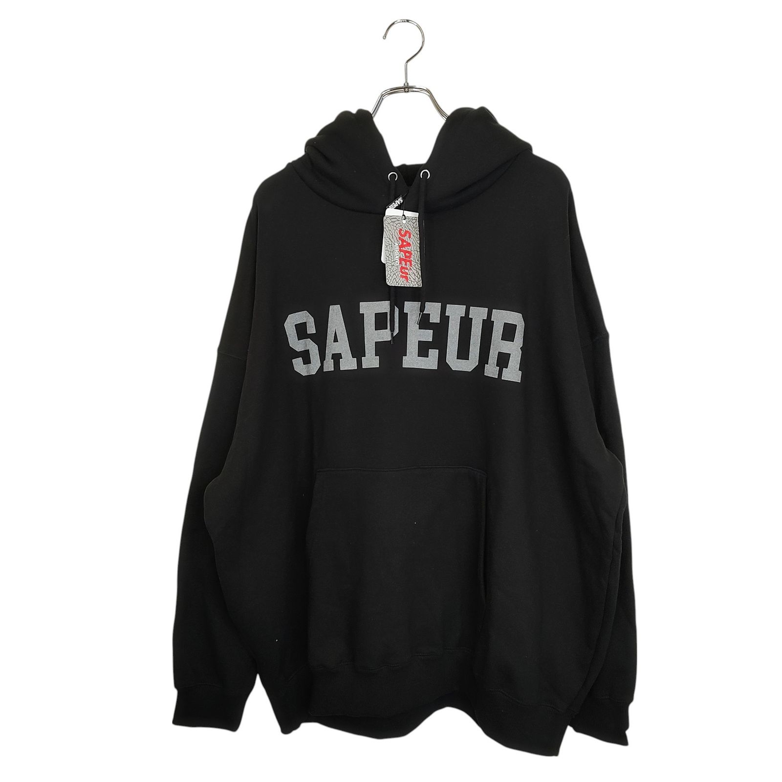 ブ*様 サプール SAPEur MIA フーディ パーカー XL ブラック SAPEur サプール フーディ ロゴパーカー A0023-453 XL ブラック