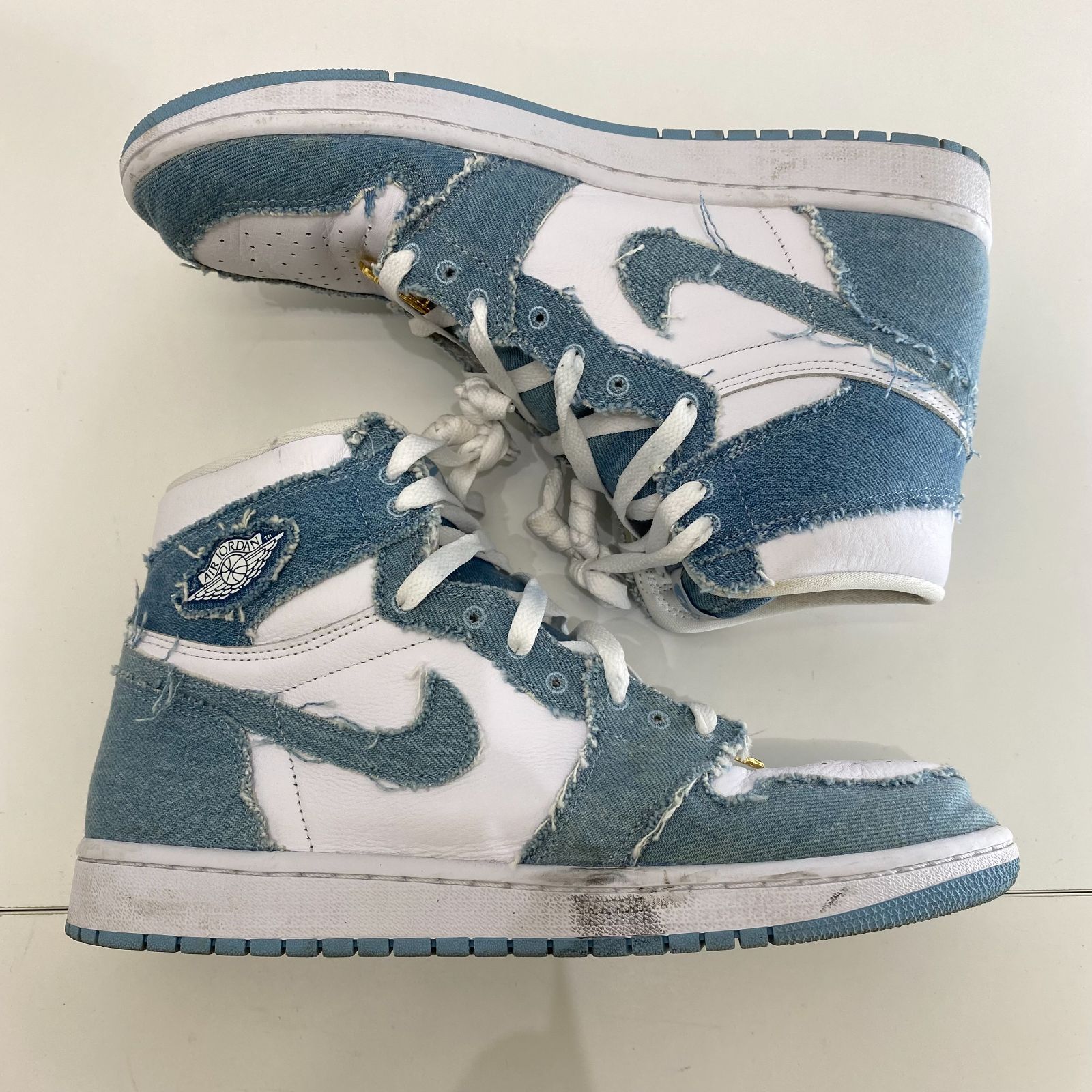 NIKE WMNS AIR JORDAN 1 RETRO HI OG DM9036-104 29cm WHITE/BOARDER 