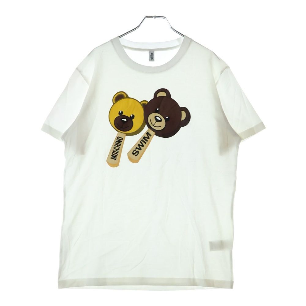 MOSCHINO - MOSCHINO モスキーノ SWIM テディホワイト半袖Tシャツ S MOSCHINO (モスキーノ) Swim Tee 半袖Tシャツ ホワイト