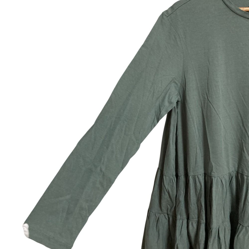 美品 yori ヨリ ティアード カットソー ワンピース YR2014-102AW