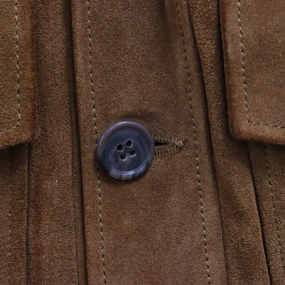 A.P.C (アーペーセー) スウェードレザージャケット ブラウン - メルカリ