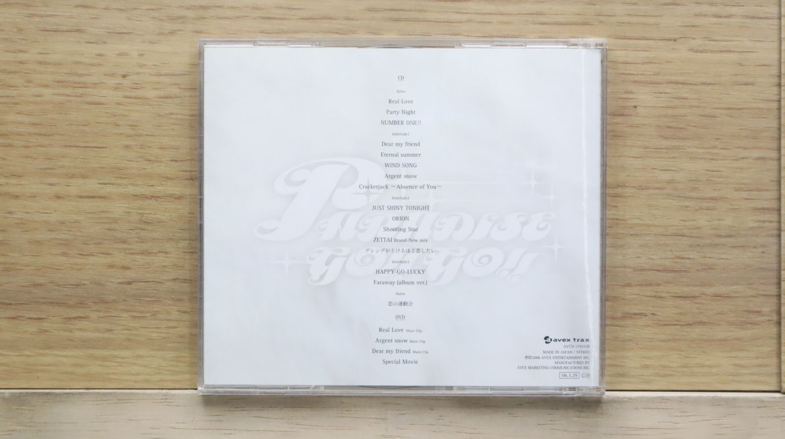 国内盤CD☆パラダイス ゴーゴー/PARADISE GO!!GO!!□ PARADISE GO!!GO 