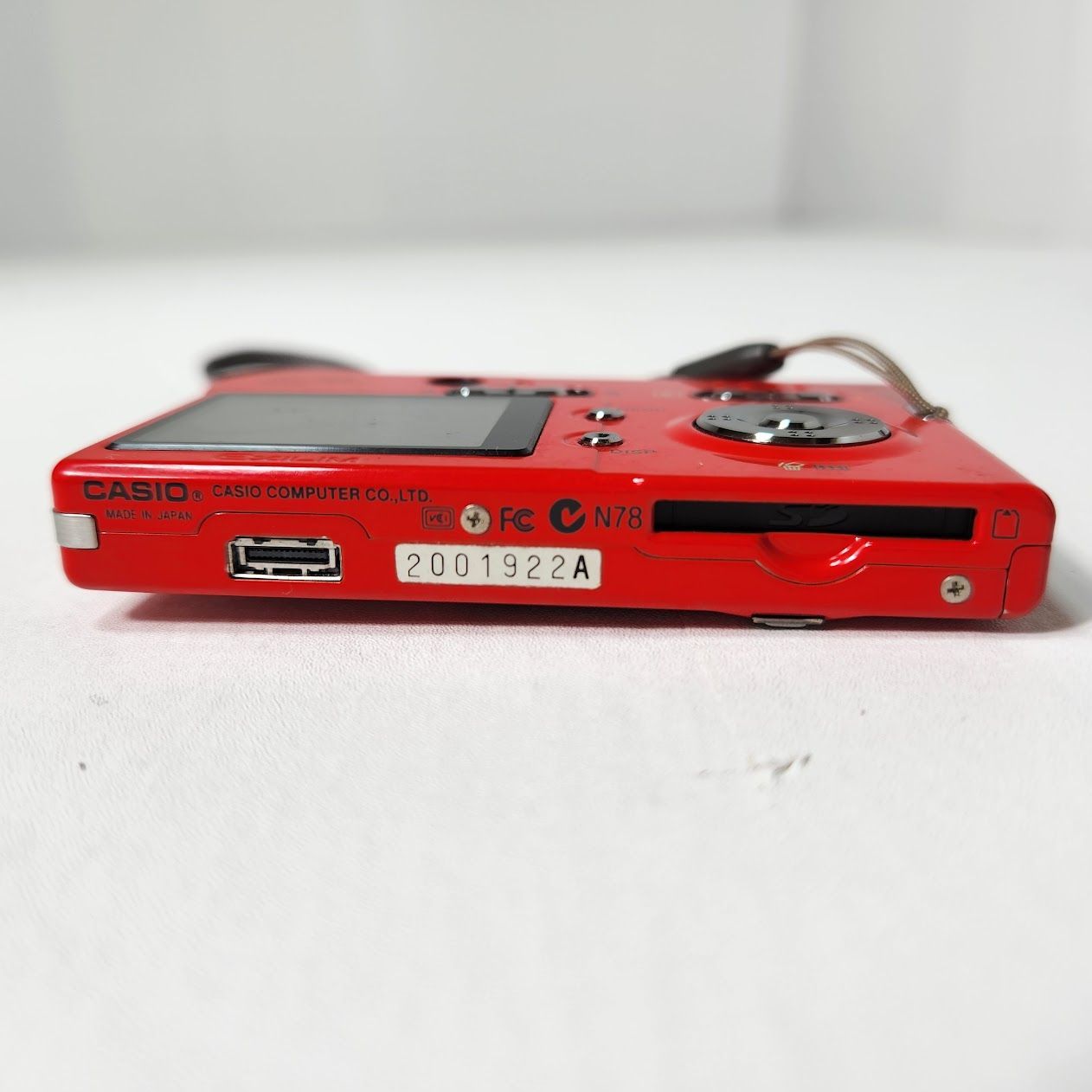 CASIO EXILIM EX-S20 カシオ コンデジ 赤 CASIO EXILIM EX-S20 カシオ コンデジ 赤