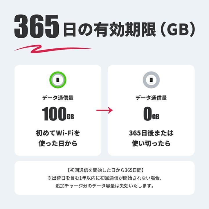 ギガ 100GB
